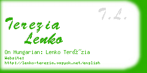 terezia lenko business card